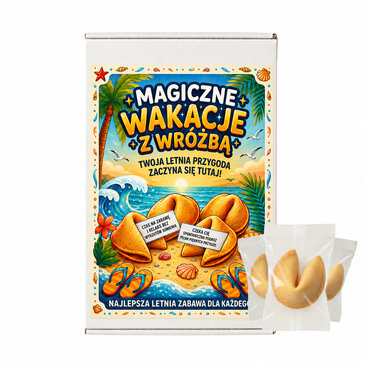 Letnie Ciasteczka z Wróżbą – Magiczne Wakacje