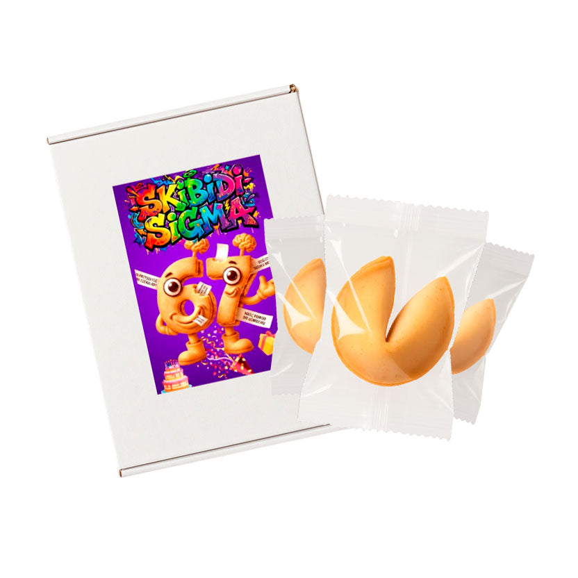 SKIBIDI SIGMA - Ciasteczka z Wróżbą dla dzieci (Total Rizz Pack)