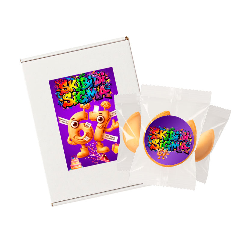 SKIBIDI SIGMA - Ciasteczka z Wróżbą dla dzieci (Total Rizz Pack)