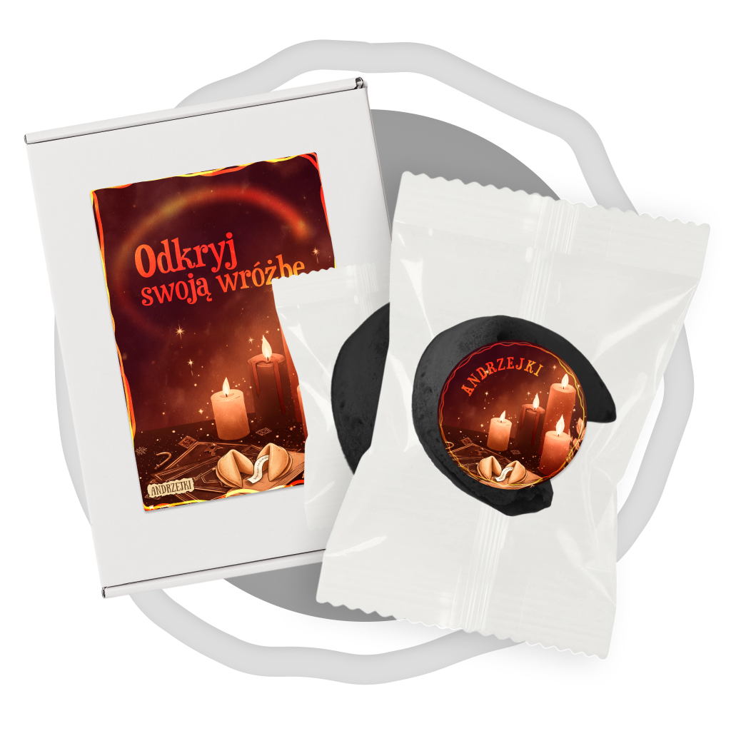 Odkryj swoją wróżbę - Andrzejki (Czarne)