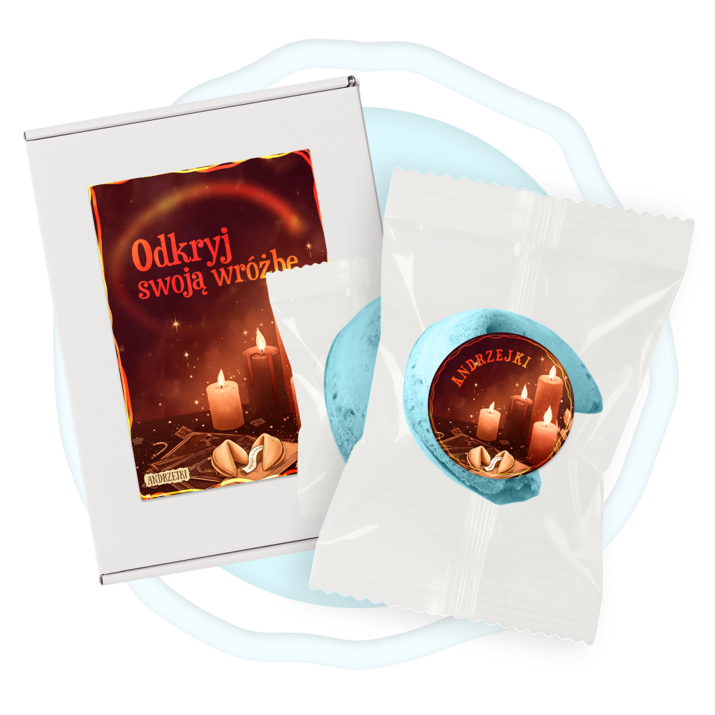 Odkryj swoją wróżbę - Andrzejki (Niebieskie)
