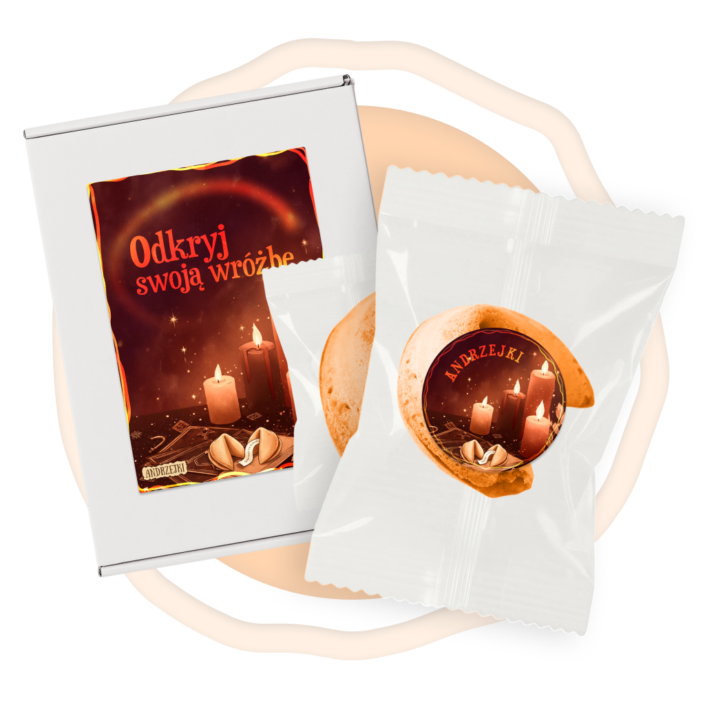 Odkryj swoją wróżbę - Andrzejki (Pomarańczowe)