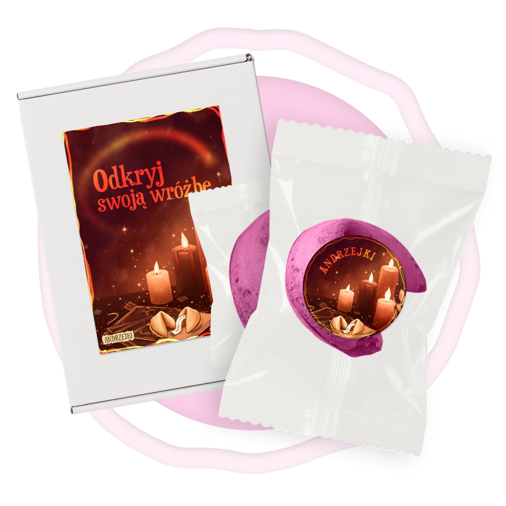 Odkryj swoją wróżbę - Andrzejki (Różowe)
