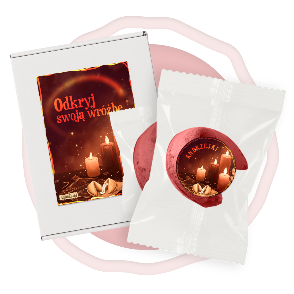 Odkryj swoją wróżbę - Andrzejki (Czerwone)