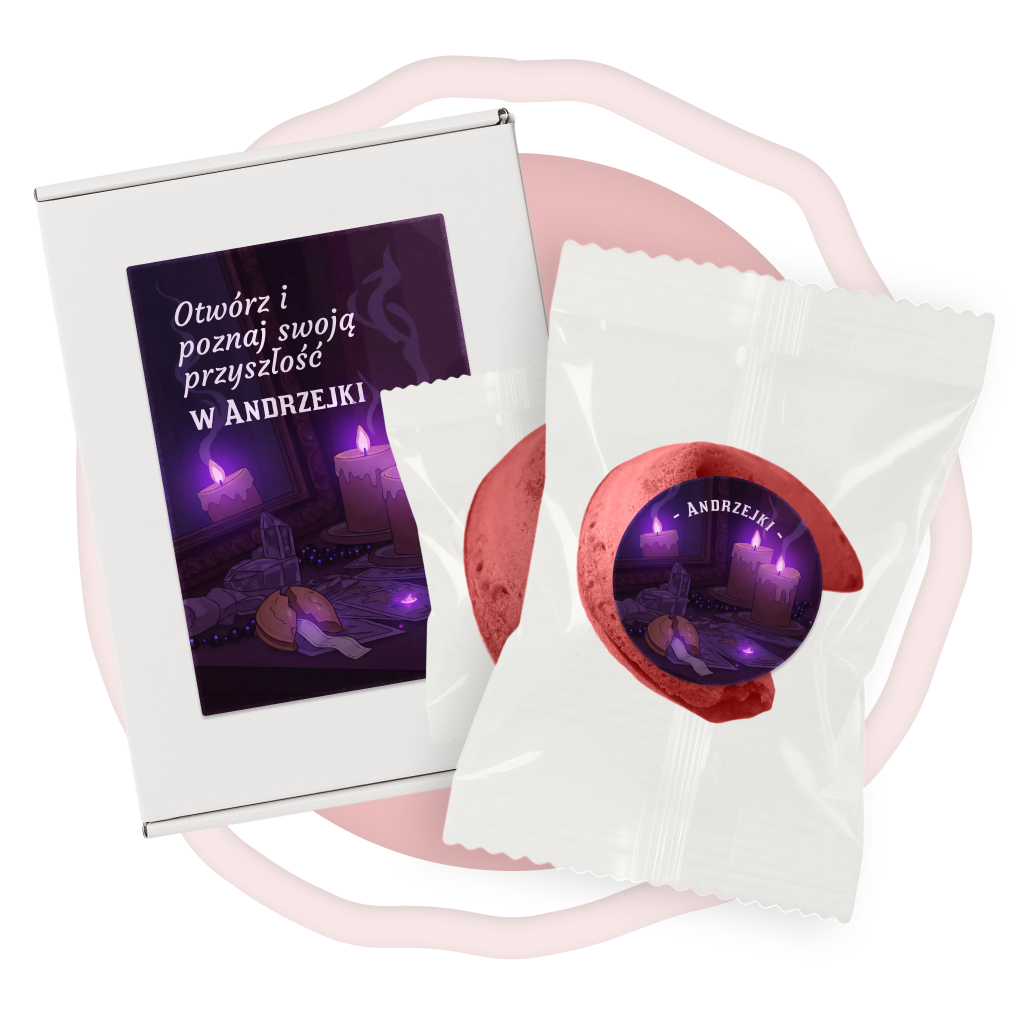 Otwórz i poznaj swoją przyszłość w Andrzejki (Czerwone)